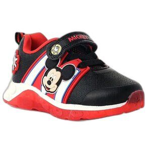 Disney Mickey Mouse Light Up Sneakers TODDLER BOY SIZE 12 NEW